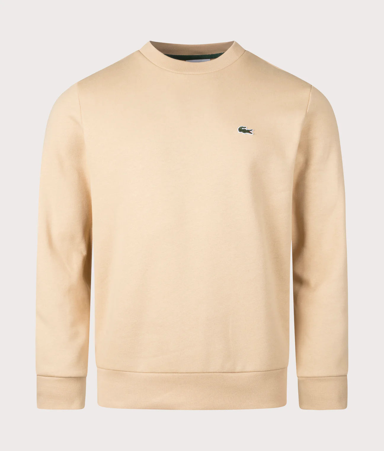 Lacoste Men’s Classic Crew Neck Sweatshirt – Beige
