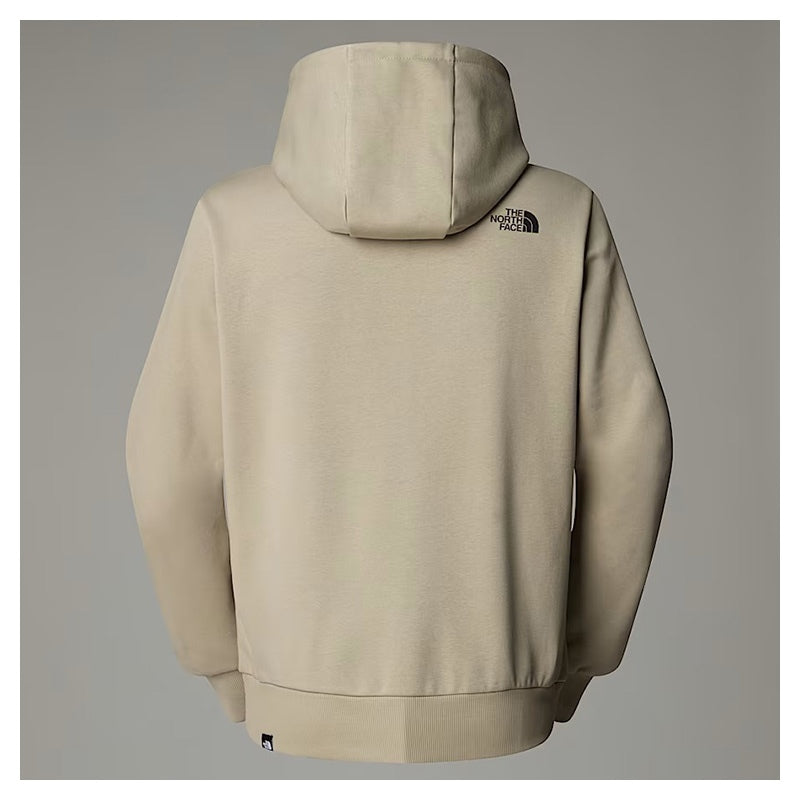 The North Face Men’s Fine Box Cotton Hoodie – Black / Clay Grey