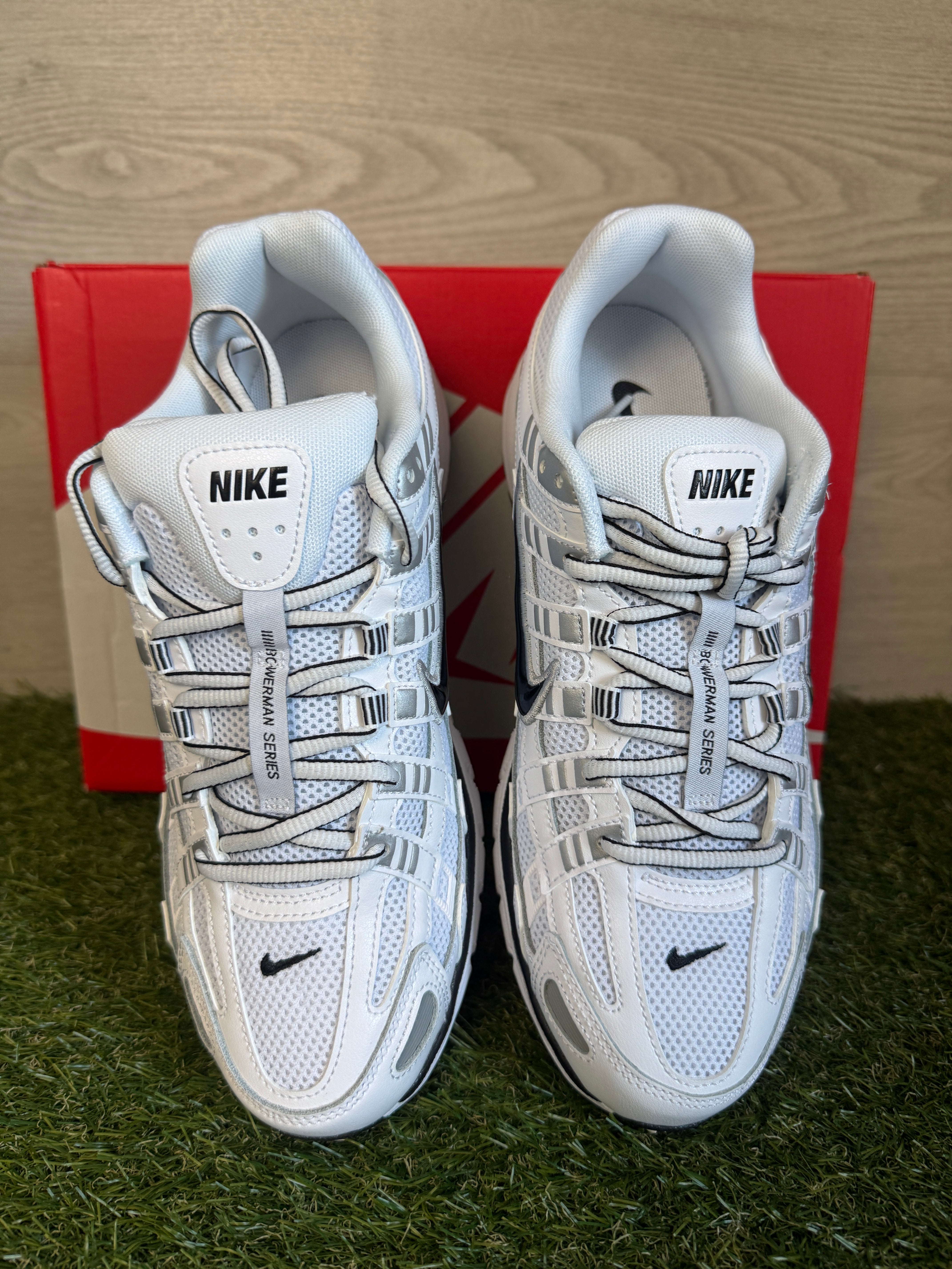 Nike P-6000 white black metallic silver - cd6404-107