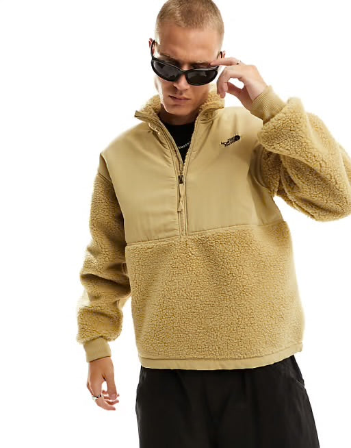 Men’s The North Face 1/4 zip sherpa fleece