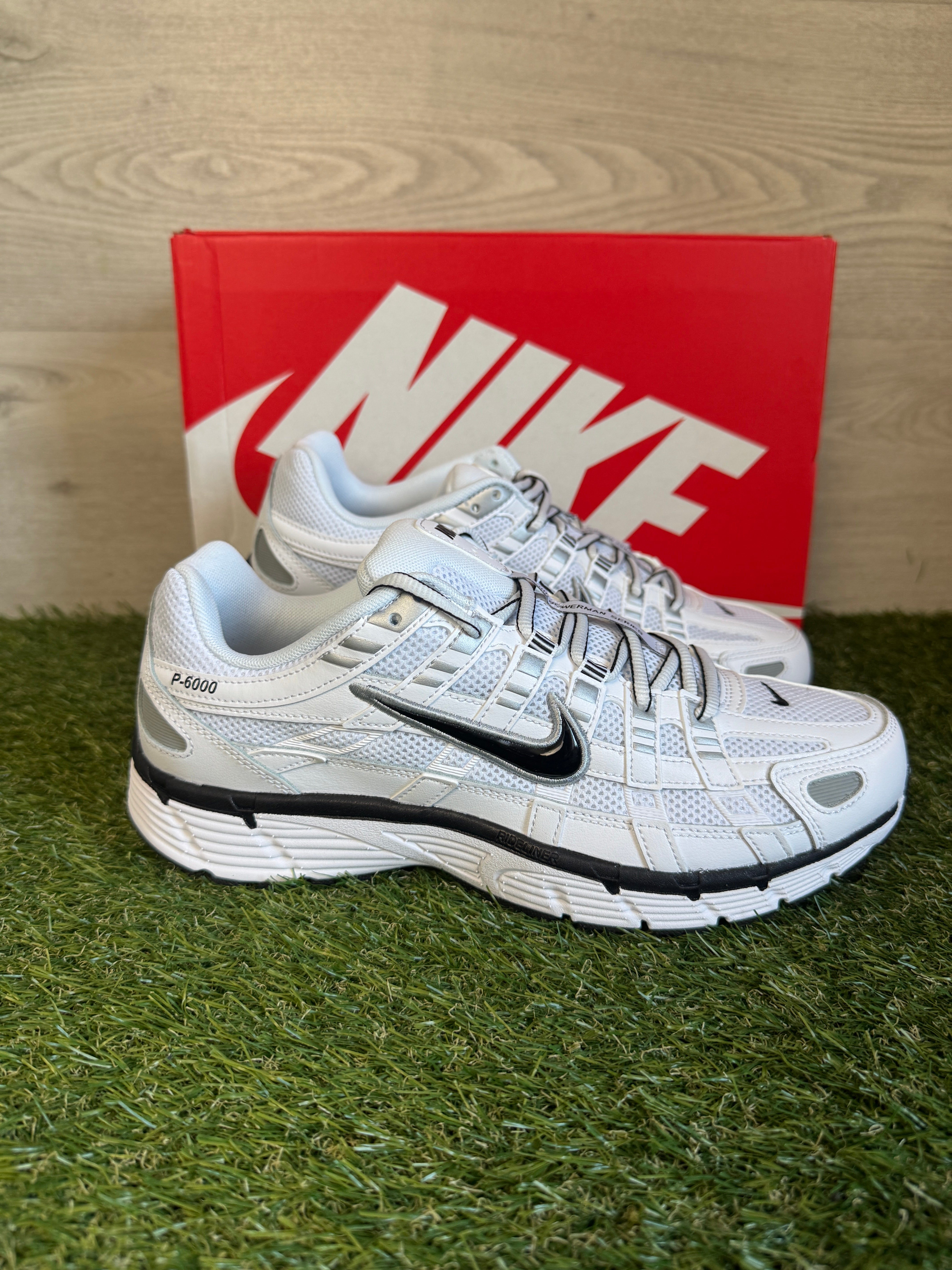 Nike P-6000 white black metallic silver - cd6404-107