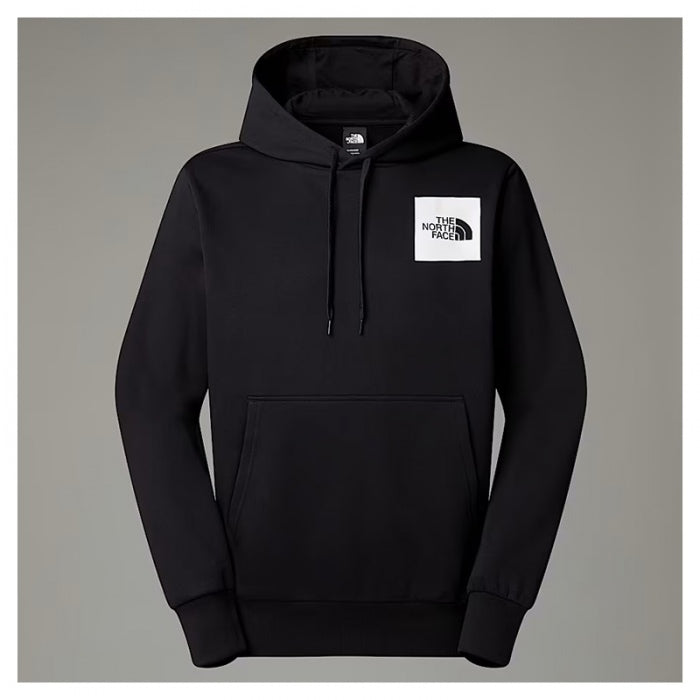 The North Face Men’s Fine Box Cotton Hoodie – Black / Clay Grey