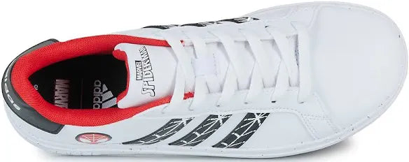 Boys Adidas x Marvel Spider-man grand court trainers