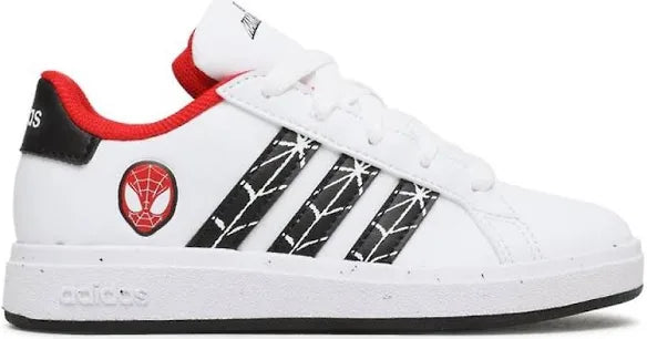 Boys Adidas x Marvel Spider-man grand court trainers