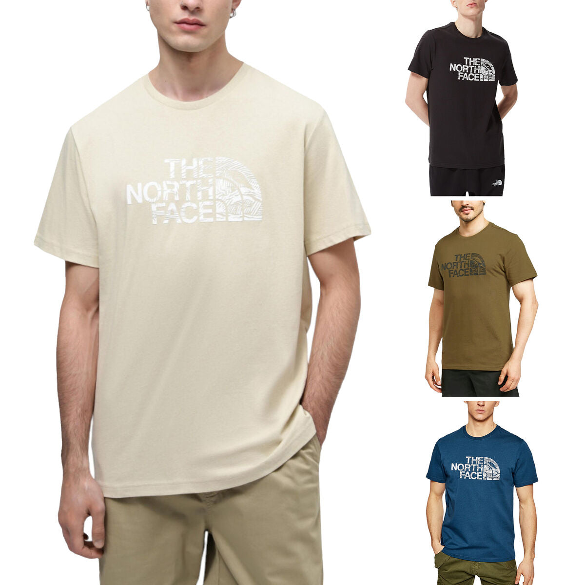 The North Face 3D woodcutter dome print t-shirt