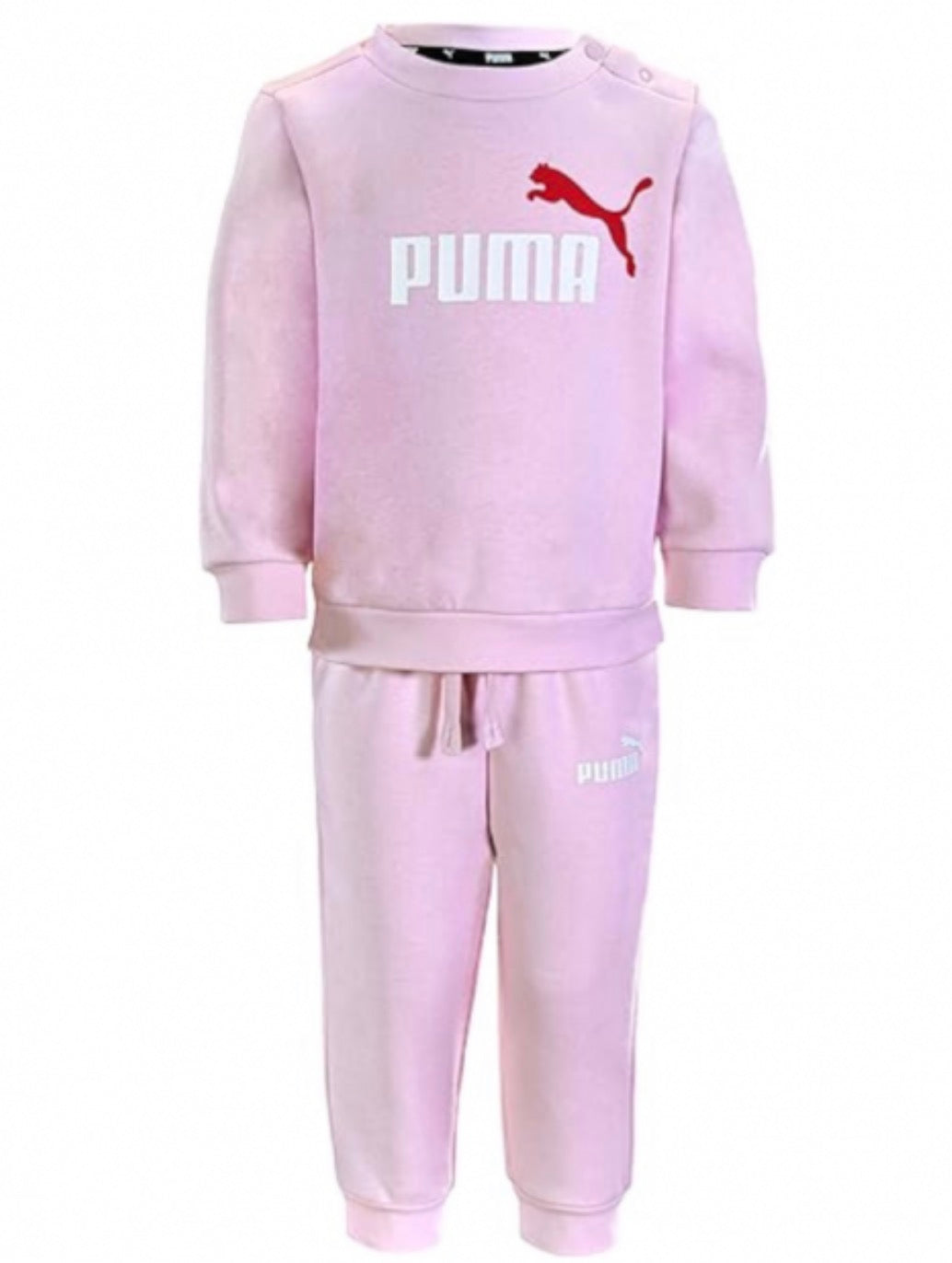 PUMA MINI CATS KIDS TRACKSUIT SET – BOYS GREY/BLUE & GIRLS PINK/WHITE