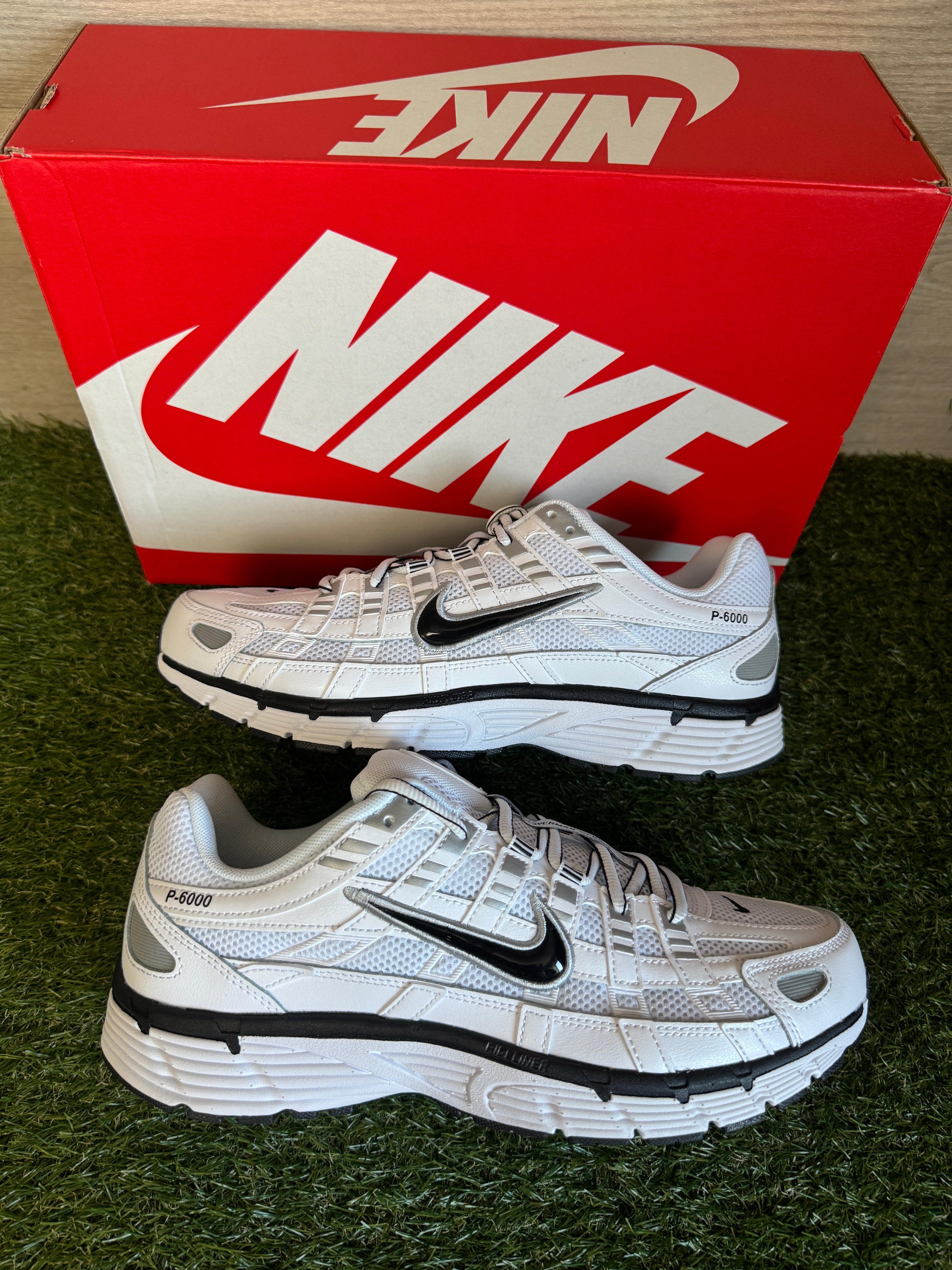 Nike P-6000 white black metallic silver - cd6404-107