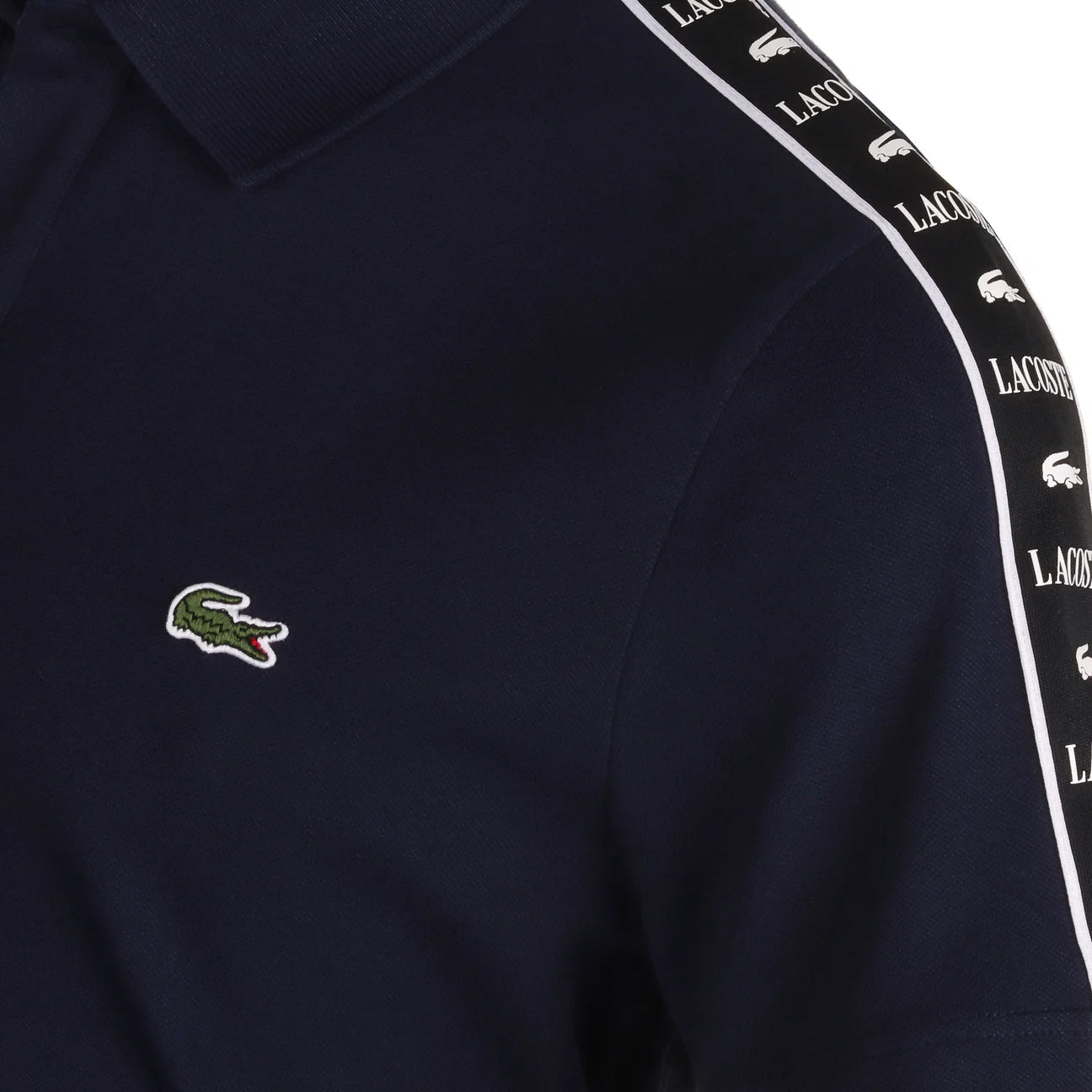 Men’s Lacoste tape polo shirt