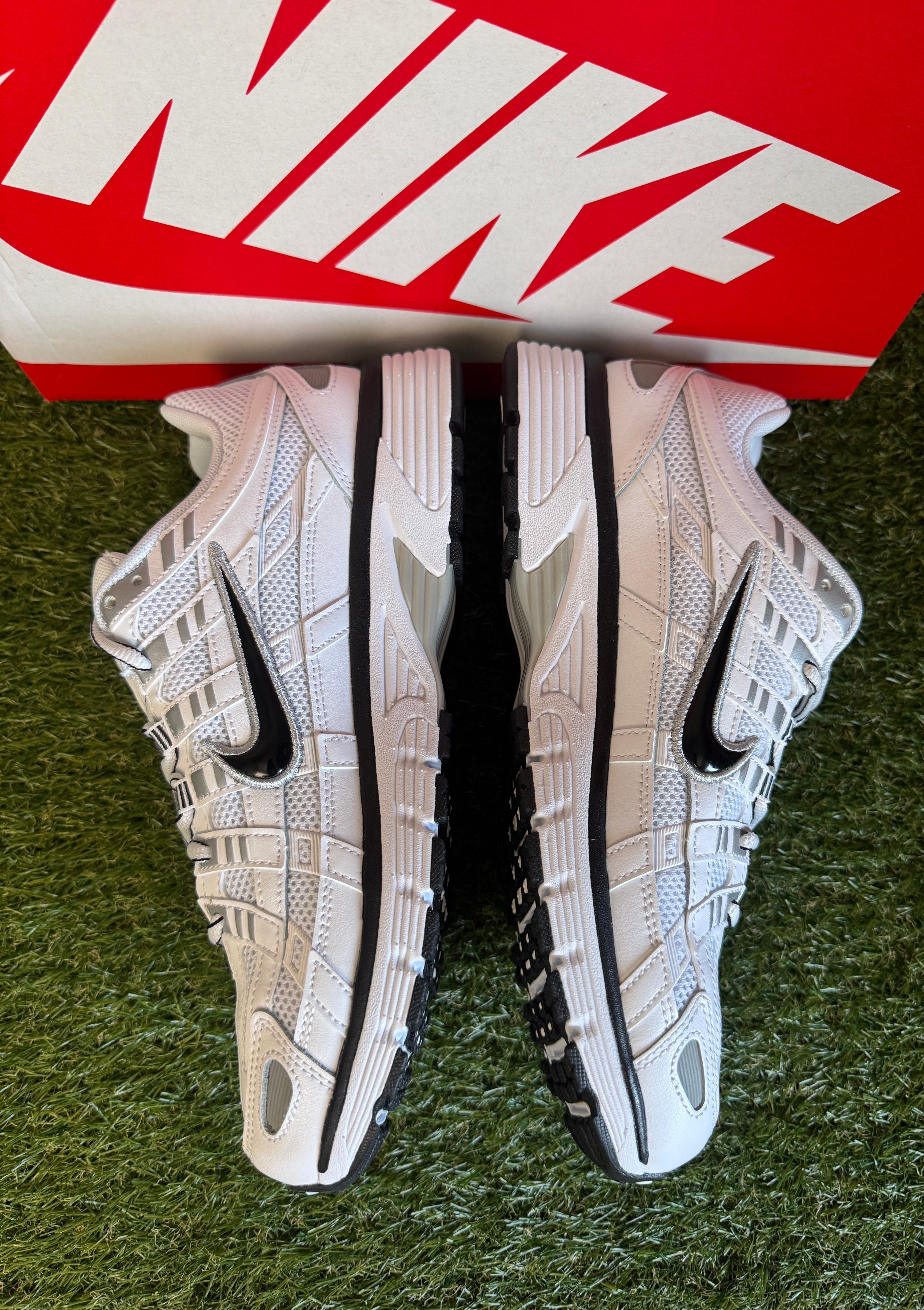 Nike P-6000 white black metallic silver - cd6404-107