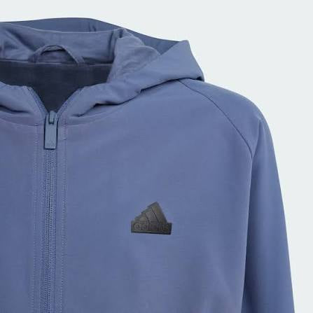 Adidas Boys Double Layer zip up Woven Jacket