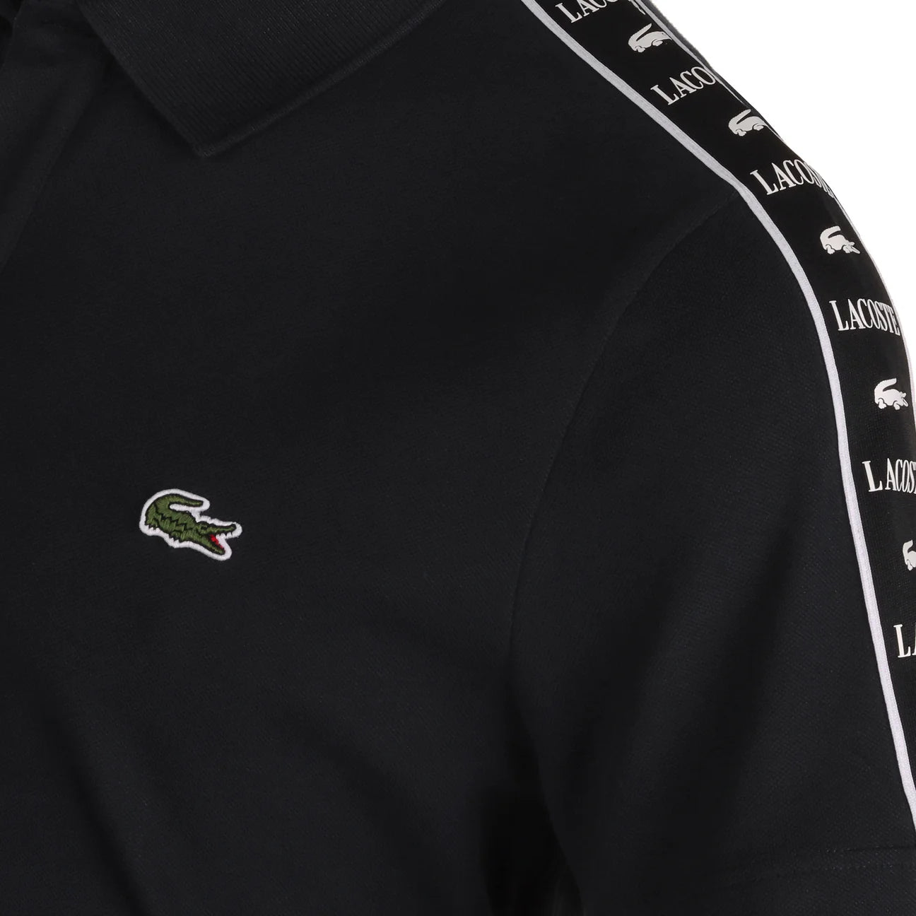 Men’s Lacoste tape polo shirt
