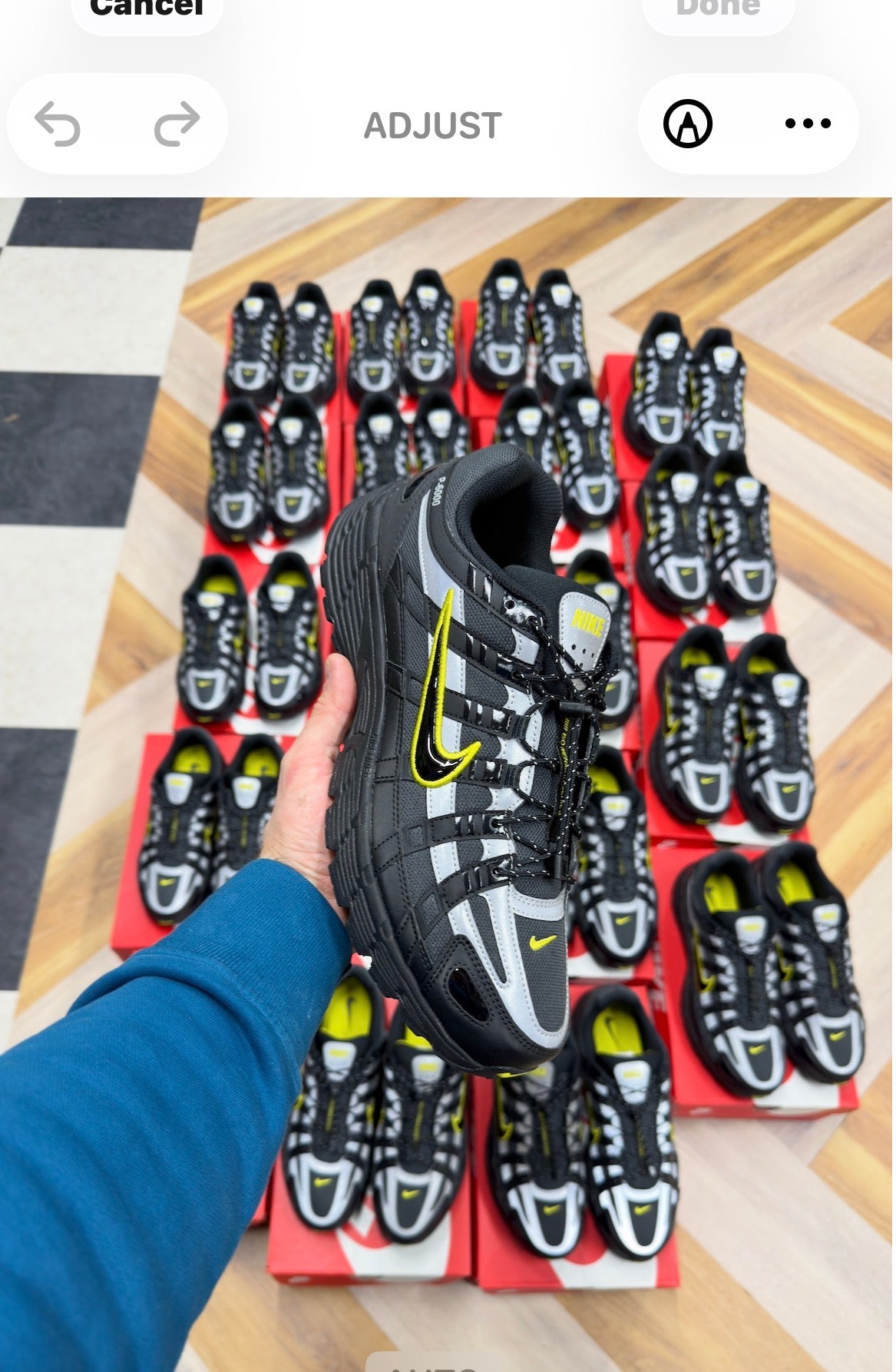 Nike P6000 “Black Volts” Anthracite/Black–High Voltage