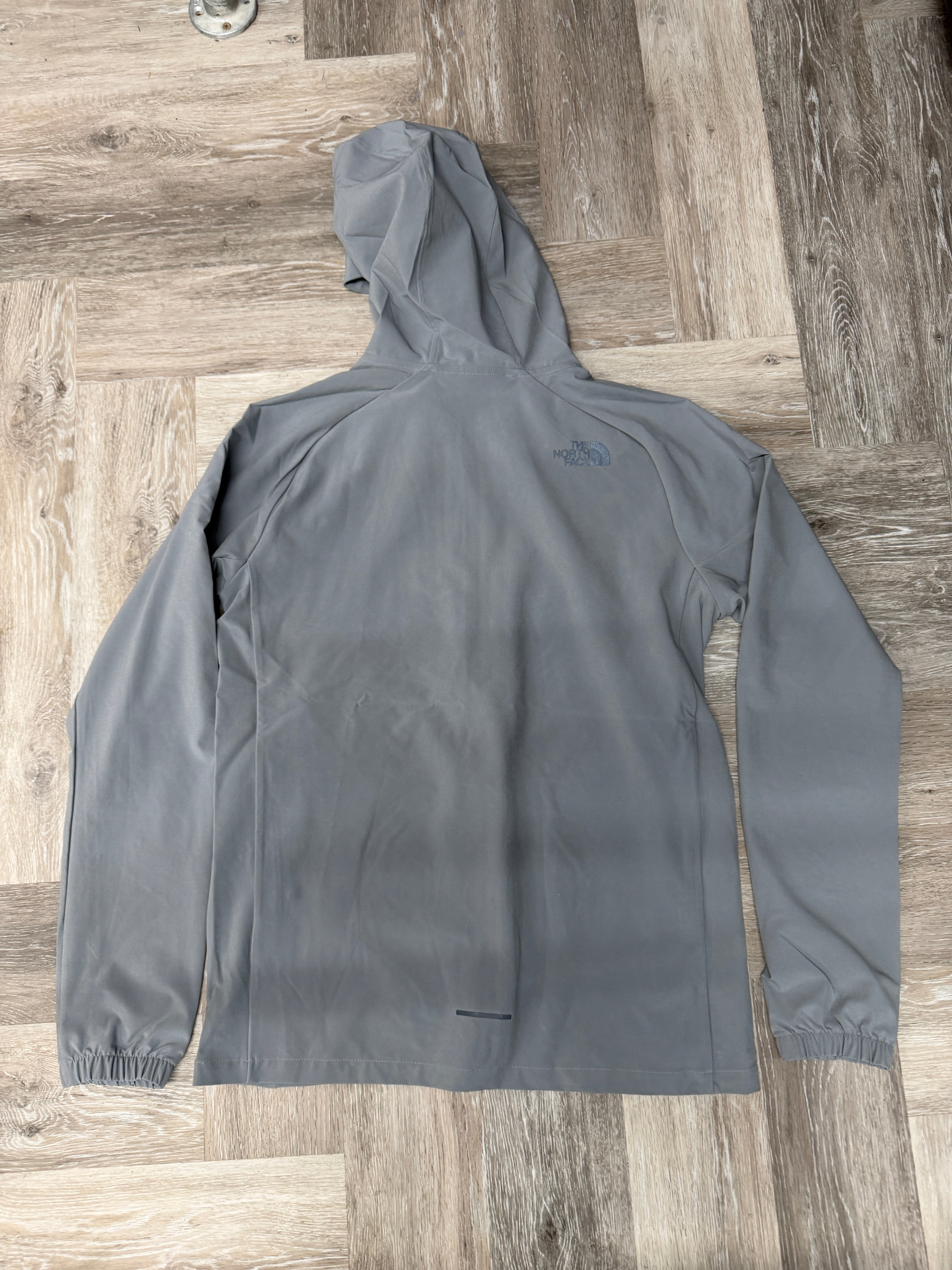Boys The North Face performance full zip jacket monument grey